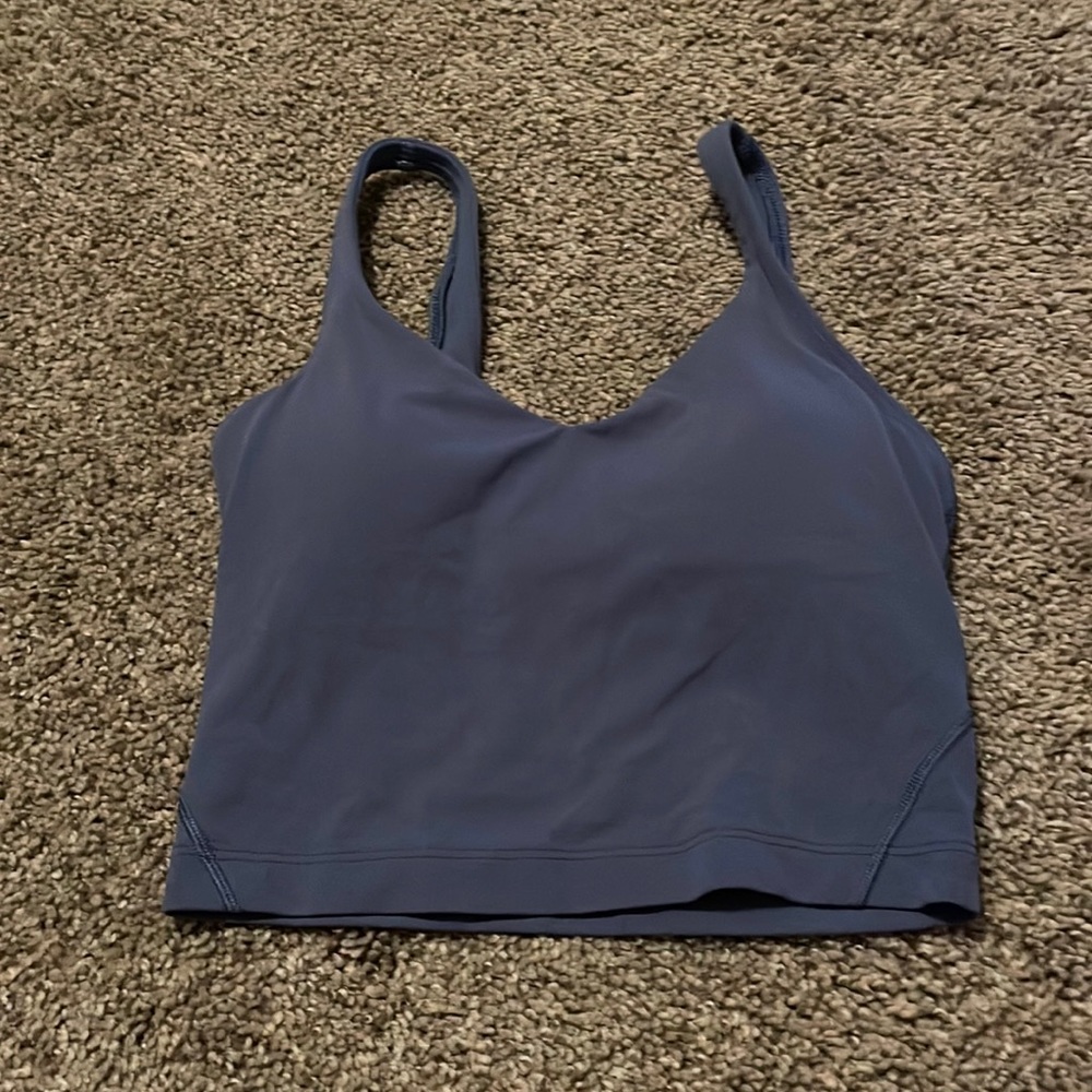lululemon blue align tank size 0